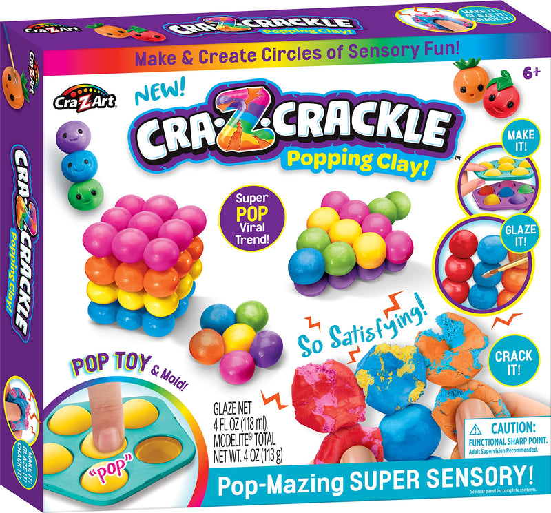 CRAZART - CRACKLE CLAY POP-MAZING SUPER SENSORY SET - (25086)