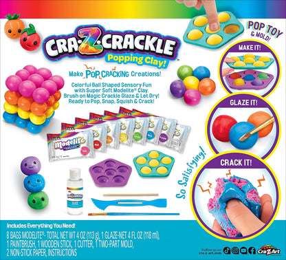 CRAZART - CRACKLE CLAY POP-MAZING SUPER SENSORY SET - (25086)
