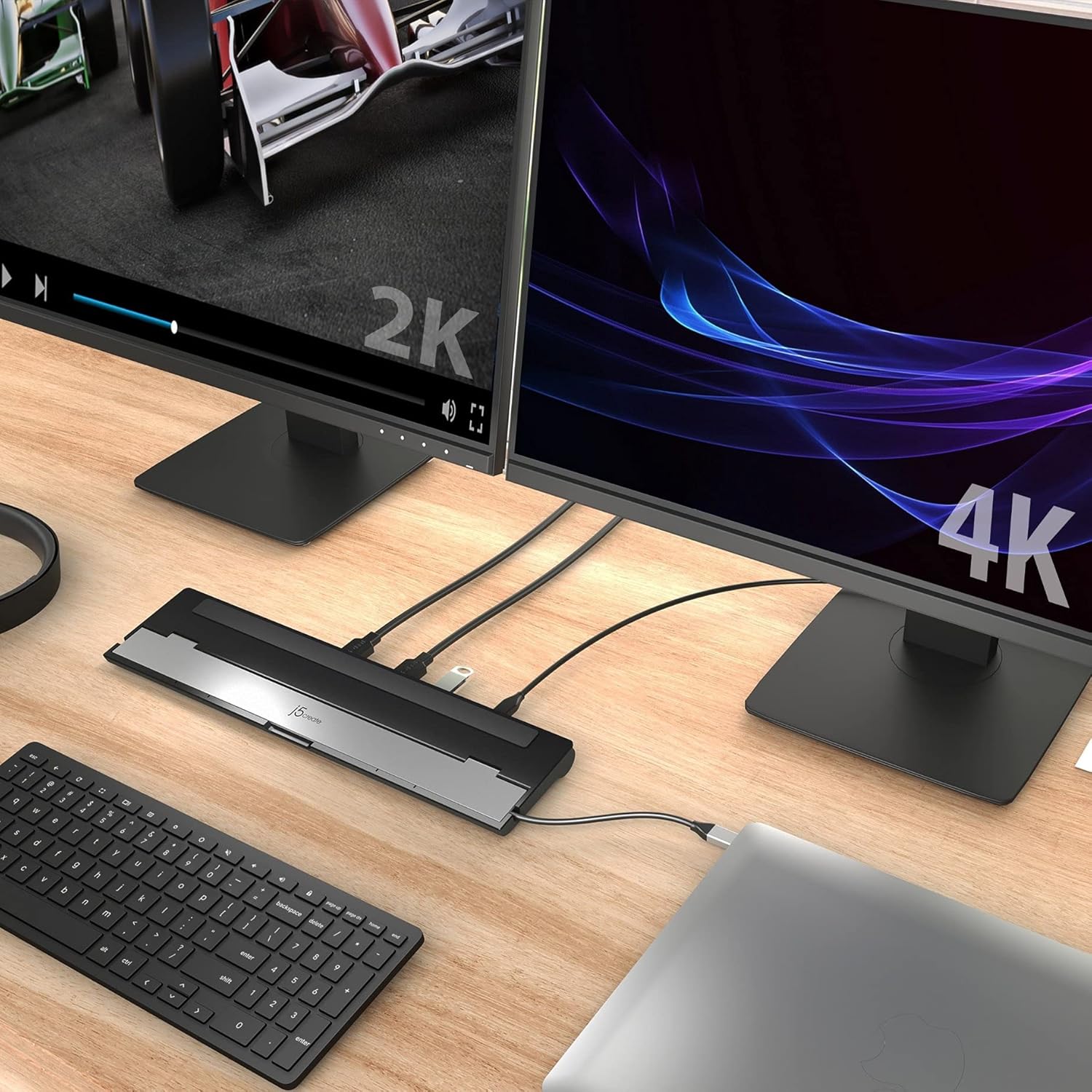 j5create JCD542-N Station d’Accueil USB-C Double HDMI™