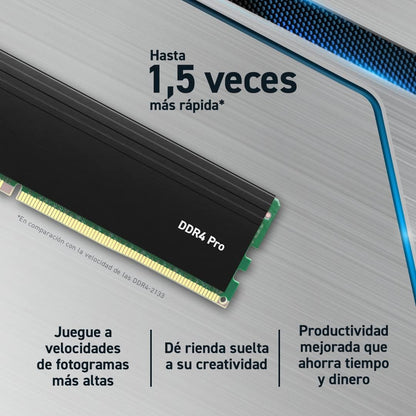 Crucial Pro RAM 32GB Kit (2x16GB) DDR4 3200MT/s (or 3000MT/s or 2666MT/s) Desktop Memory CP2K16G4DFRA32A