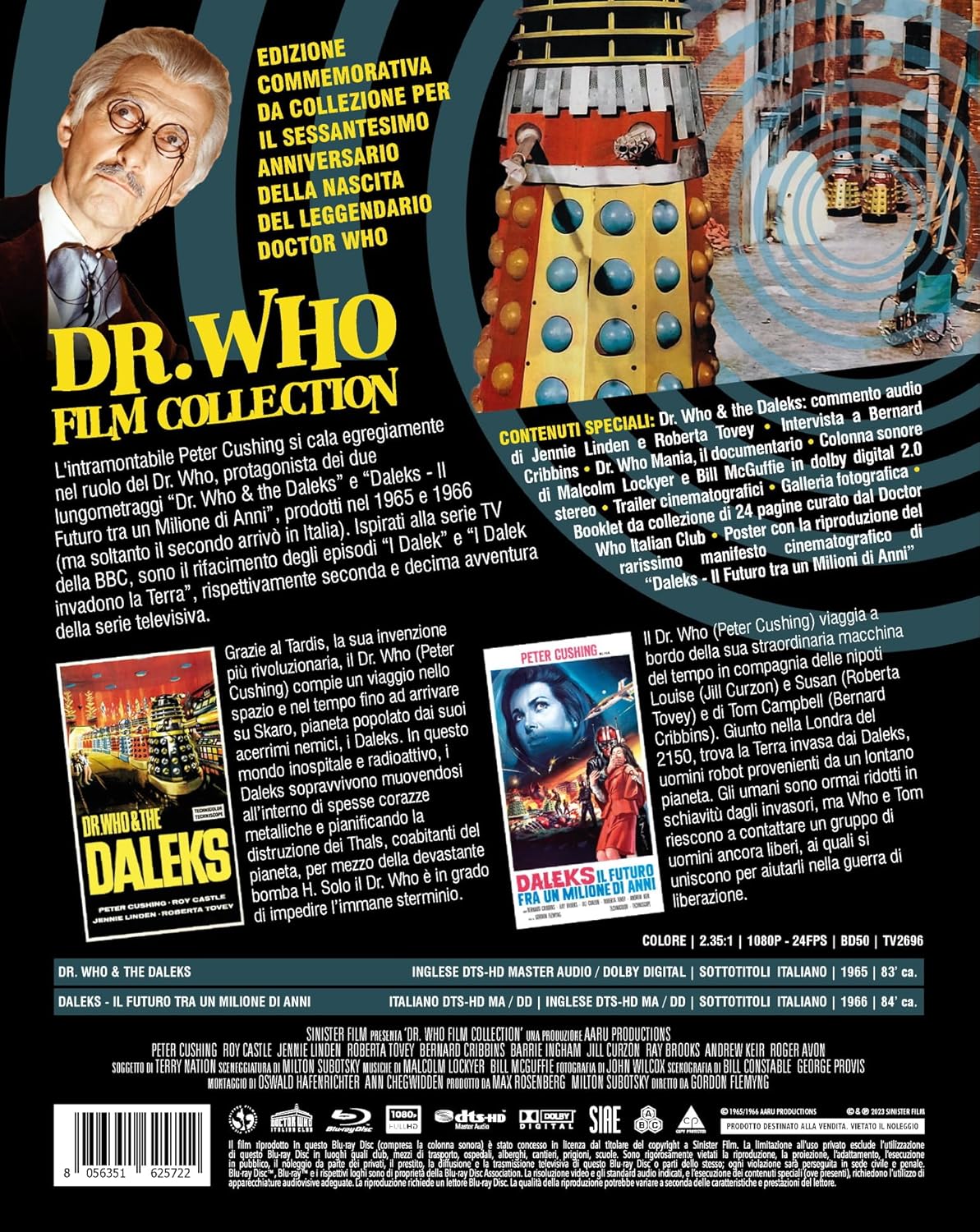 Dr. Who Film Collection, Edizione Commemorativa Del 60o Anniversario