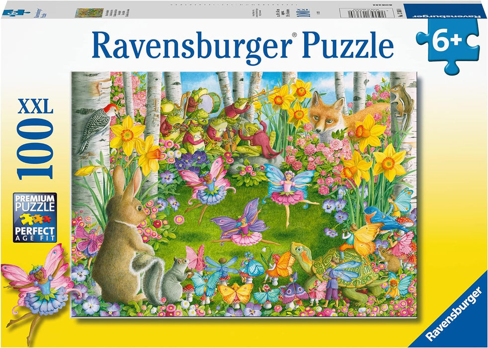 Ravensburger Fairy Ballet 100 Piece XXL Jigsaw Puzzle for Kids - 13368 - Every Piece is Unique, Pieces Fit Together Perfectly, Multicolor, 19 x 14