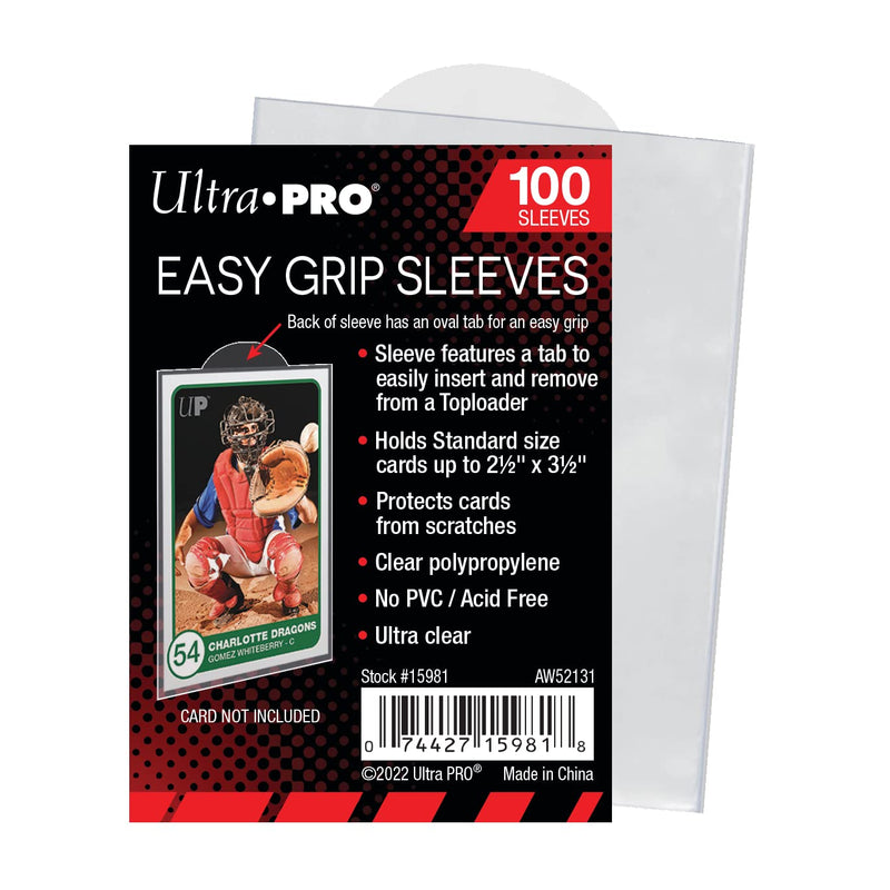 Ultra Pro 15981-2-1/2" X 3-1/2" Easy Grip Sleeves