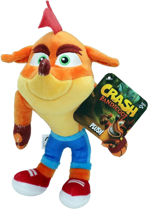 Crash Bandicoot Bandai Plüschtier | 15 cm Plüschtier Sammlerstück | Plushie Mädchen und Jungen Spielzeug für Videospiel-Fans | Sammelbare Kuscheltiere für Jungen und Mädchen Tolle