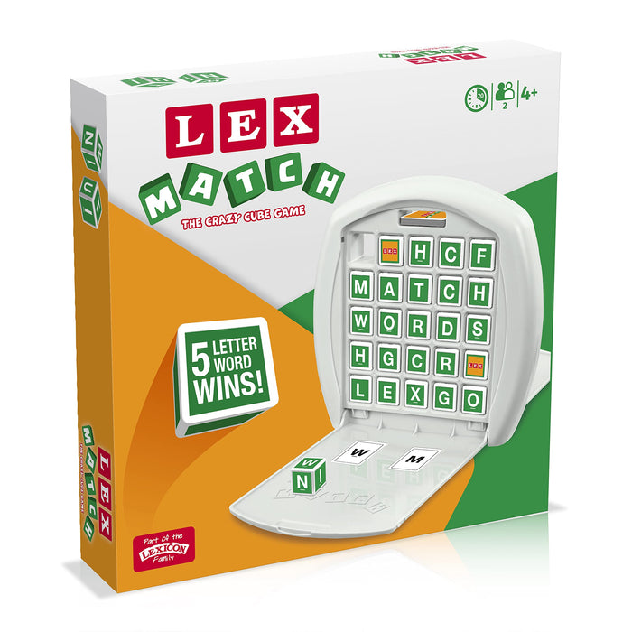 Top Trumps Lex Match The Crazy Cube Game, word cube game with camouflage learning great for lovers of anagrams and crosswords, travel board game, gift and toy for Boys and Girls Aged 4 plus