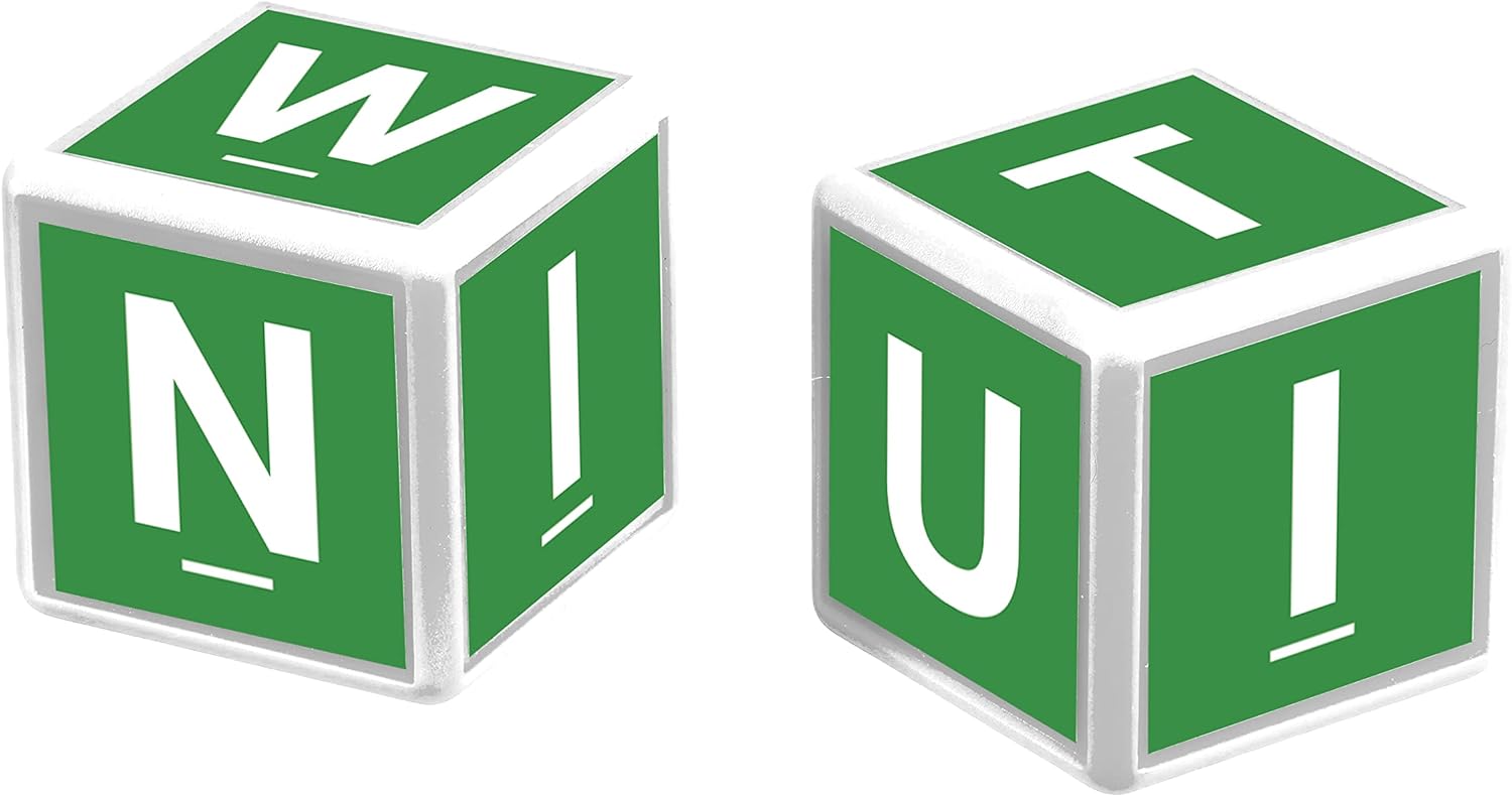 Top Trumps Lex Match The Crazy Cube Game, word cube game with camouflage learning great for lovers of anagrams and crosswords, travel board game, gift and toy for Boys and Girls Aged 4 plus