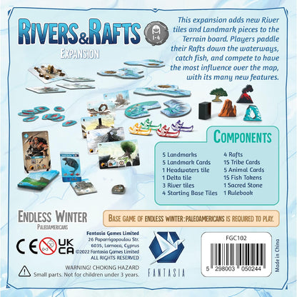 Endless Winter Paleoamericans Rivers & Rafts Board Game Expansion