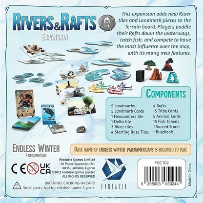 Endless Winter Paleoamericans Rivers & Rafts Board Game Expansion