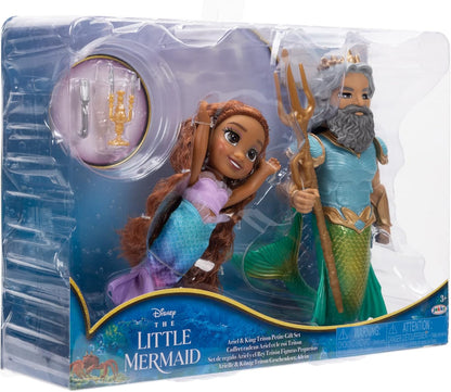 Disney Ariel De Kleine Zeemeermin, Set Van Ariel En Triton, 15 Cm
