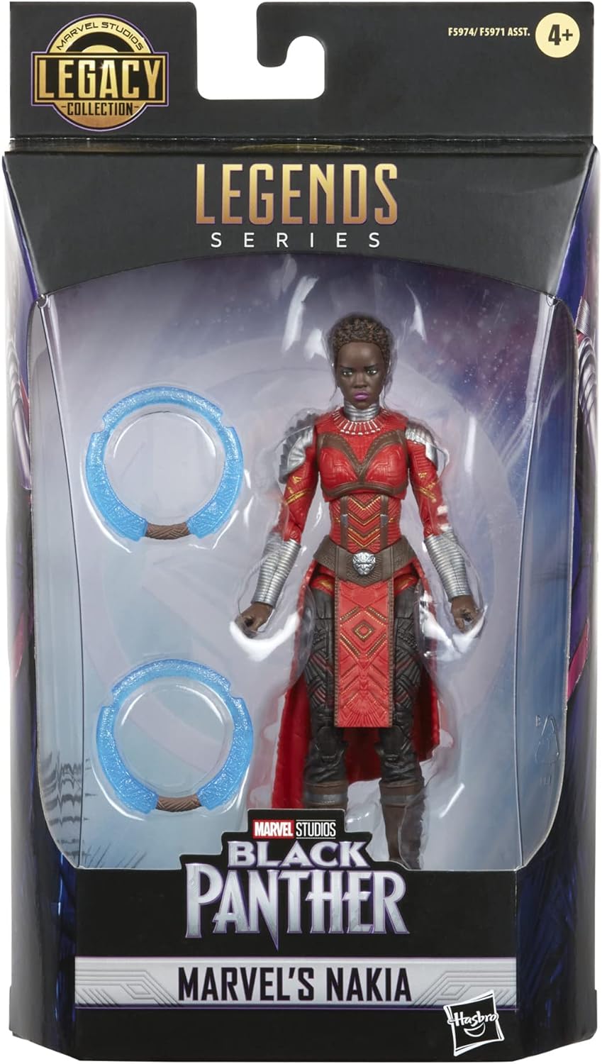 Hasbro Marvel Legends Series Black Panther Legacy Collection, 15cm Marvel's Nakia Collection Figure and 2 Accessories, Multicolor (F5974