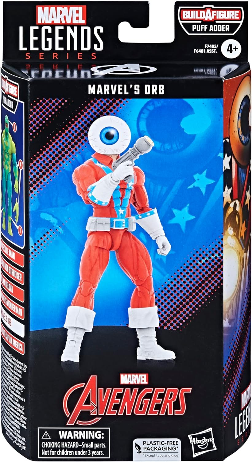 Marvel Legends Series Orb, Classic Comic Collectible 6 Inch Action Figure for 4+ Years