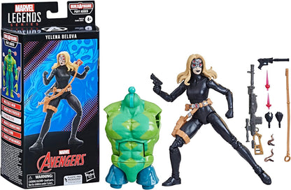 Marvel Hasbro Legends Series: Yelena Belova Black Widow, Classic Comic Legends Action Figure, 15 cm
