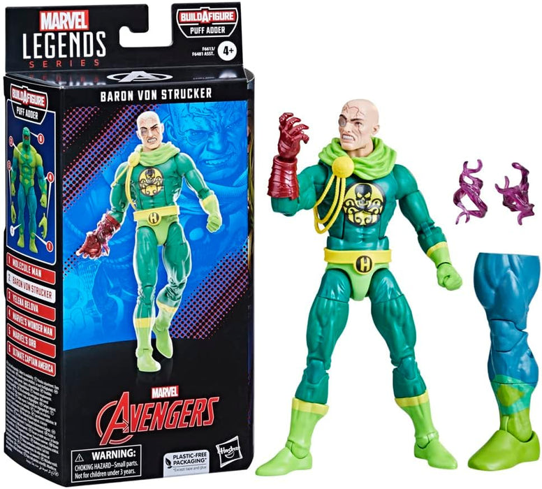 Marvel Hasbro Legends Series: Baron Von Strucker Classic Comic Legends Action Figure, 15 CM