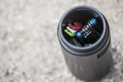 BBB Cycling Tools Tubes, Werkzeug-Box passt in Flaschenhalter, Fahrradwerkzeugflasche für Kleinteile, BTL-18