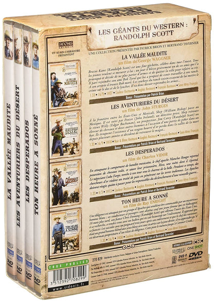 Randolph scott - coffret 4 films