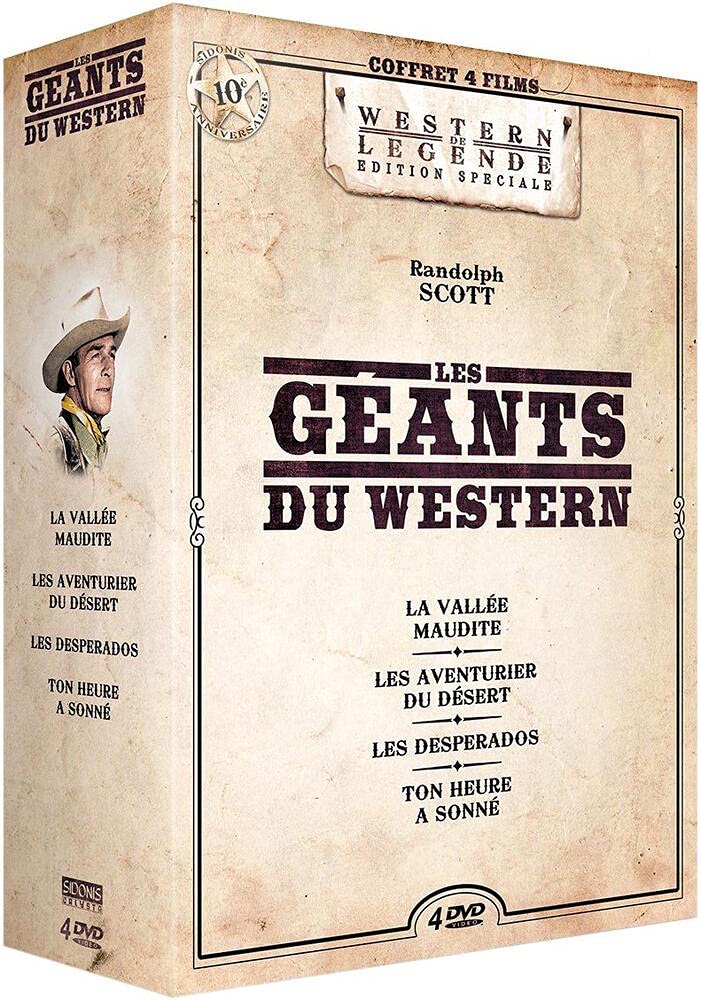 Randolph scott - coffret 4 films