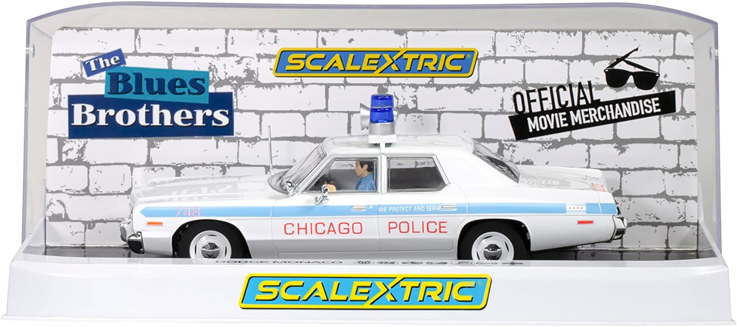 Scalextric Blues Brothers Dodge Monaco - Chicago Police - 1:32 Car