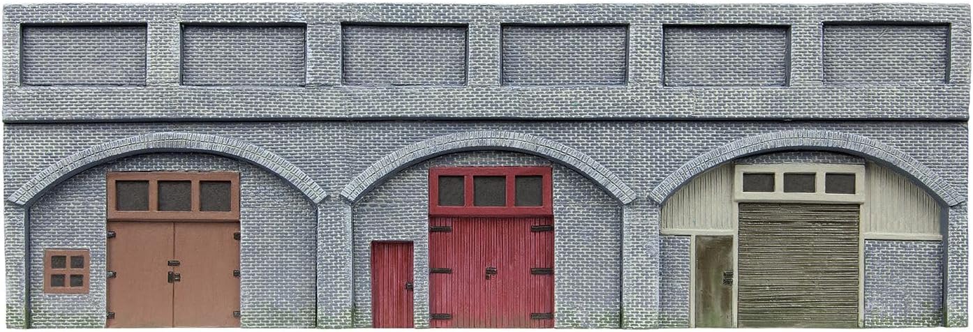 Hornby Low Relief Viaduct with Lock Ups 2 Engineers Blue Brick