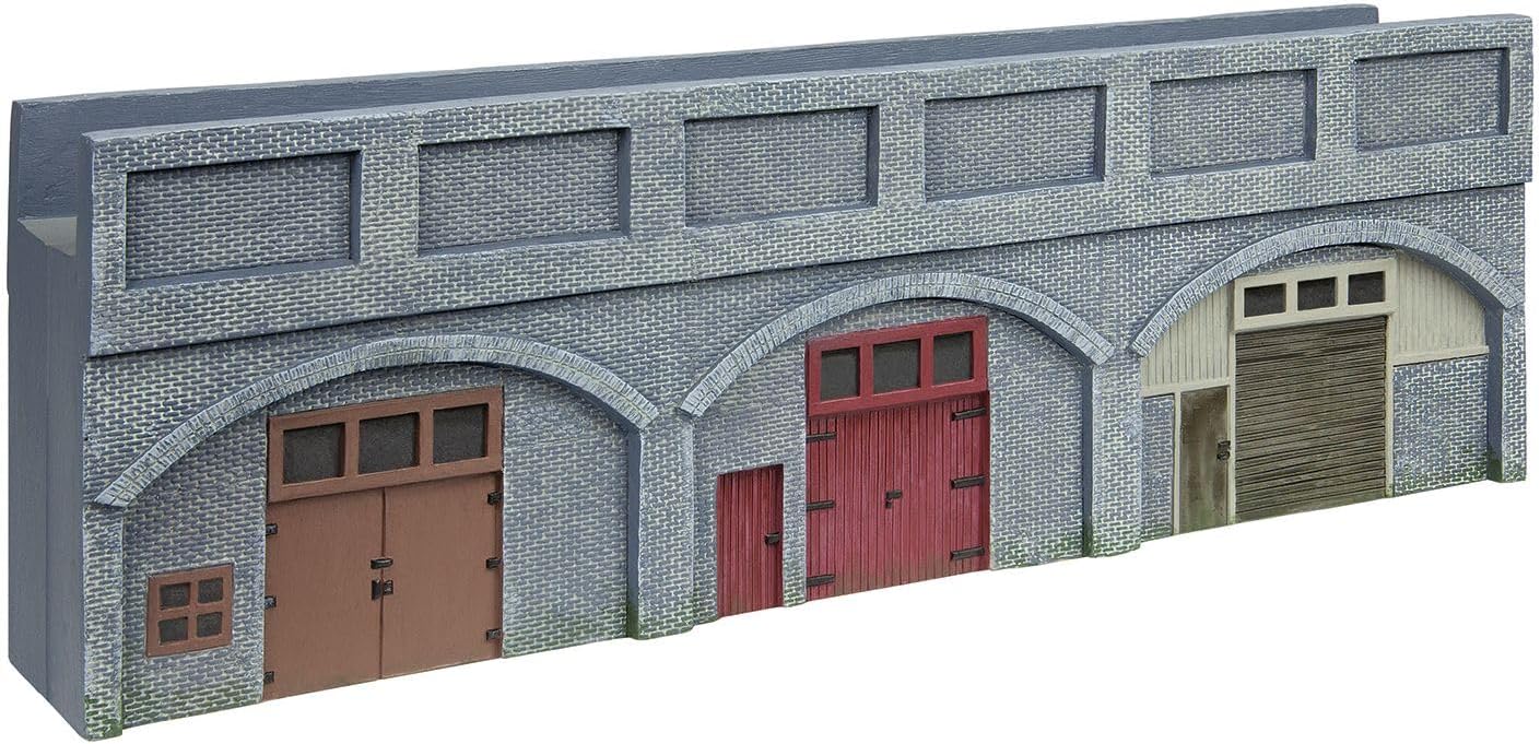 Hornby Low Relief Viaduct with Lock Ups 2 Engineers Blue Brick