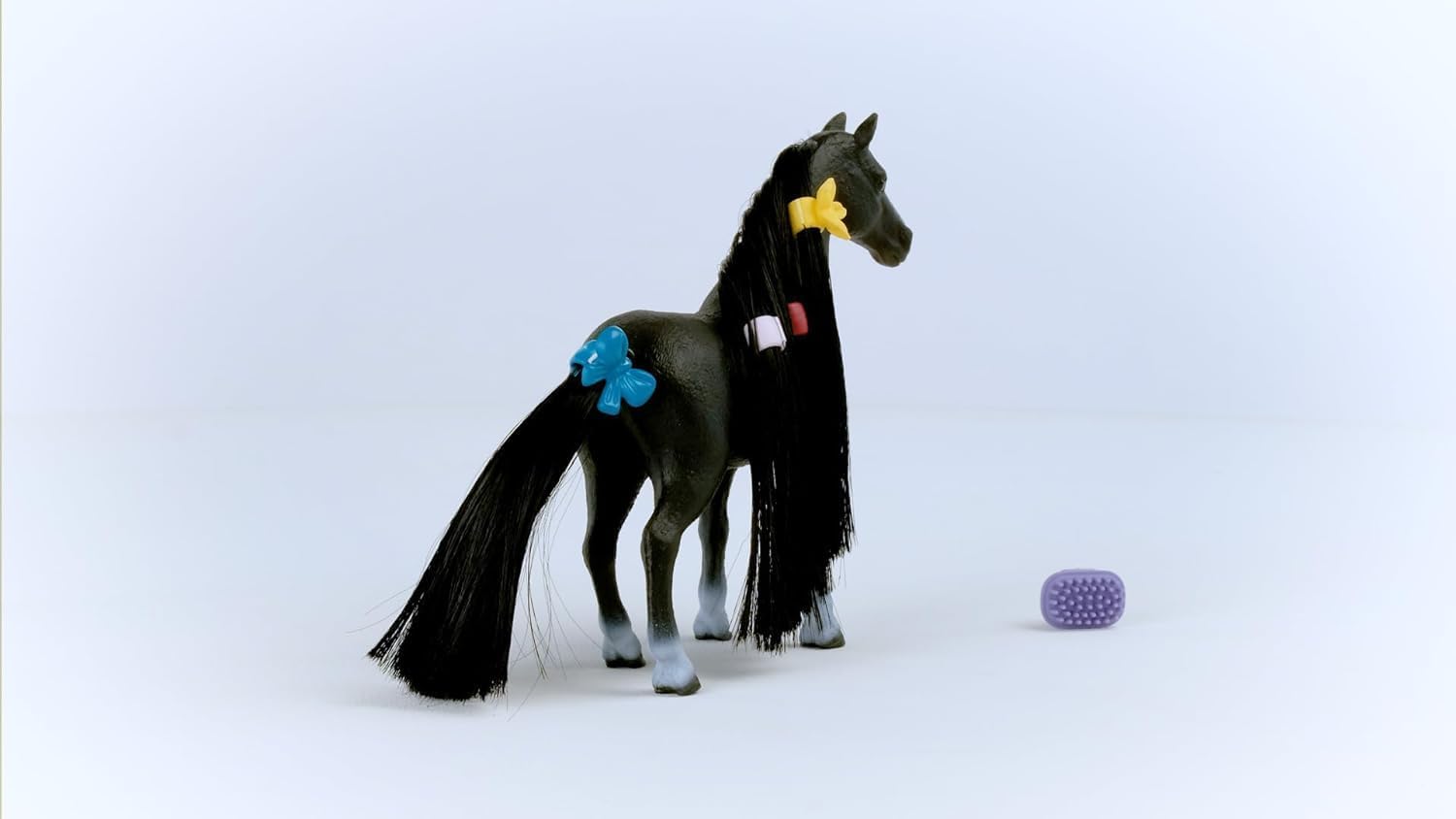 schleich Horse Club 42620 Sofia's Beauties Quarter Horse Mare Styling 8pc Figurine Playset - Quarter Horse Mare Beauty Figure with Brushable Hair Playset Accessories - Horse Toys Gift for Kids Ages 4+