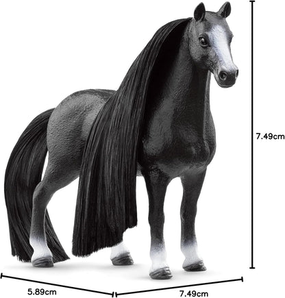 schleich Horse Club 42620 Sofia's Beauties Quarter Horse Mare Styling 8pc Figurine Playset - Quarter Horse Mare Beauty Figure with Brushable Hair Playset Accessories - Horse Toys Gift for Kids Ages 4+