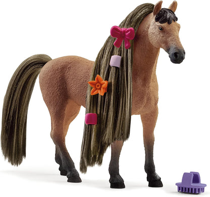 schleich HORSE CLUB 42621 Sofia's Beauties Akhal Teke Hengst Pferde Styling Spielset - 8-Teiliges Spielset Pferd mit Mähne und Accessoires, Pferde Spielzeug ab 4 Jahren