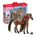 schleich HORSE CLUB 42621 Sofia's Beauties Akhal Teke Hengst Pferde Styling Spielset - 8-Teiliges Spielset Pferd mit Mähne und Accessoires, Pferde Spielzeug ab 4 Jahren