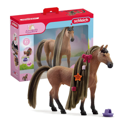 schleich HORSE CLUB 42621 Sofia's Beauties Akhal Teke Hengst Pferde Styling Spielset - 8-Teiliges Spielset Pferd mit Mähne und Accessoires, Pferde Spielzeug ab 4 Jahren