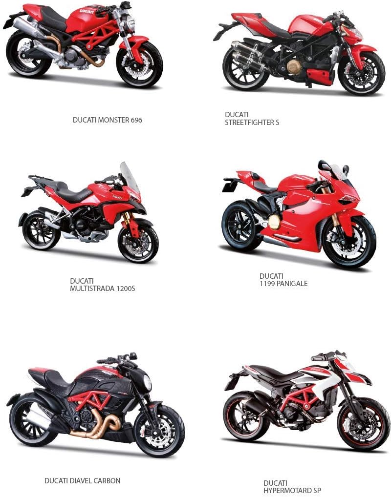 Maisto - Ducati Toy, 390661.018 1:18 - Ducati Moto Collection