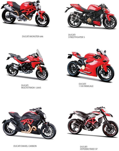 Maisto - Ducati Toy, 390661.018 1:18 - Ducati Moto Collection