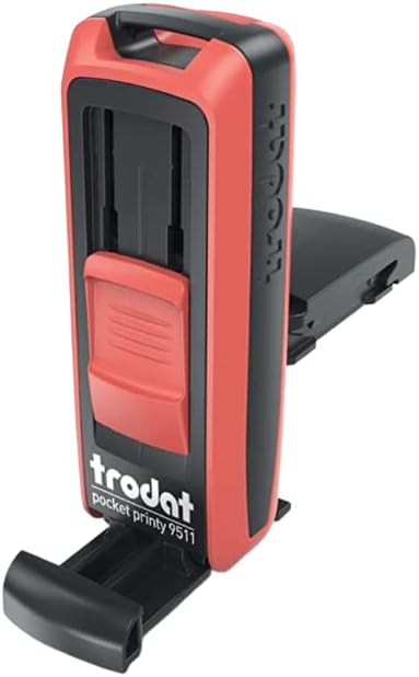 POCKET PRINTY 9511 NOIR/ROUGE FEU