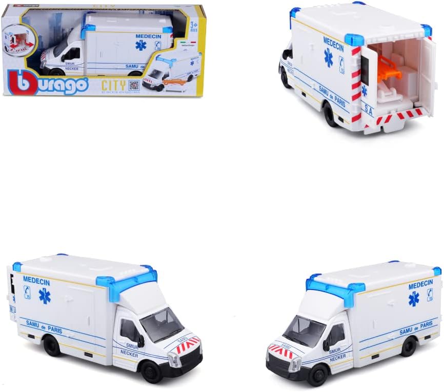 Bburago - VEICOLI Emergency 1:15 Autos und andere Fahrzeuge, Mehrfarbig (21963