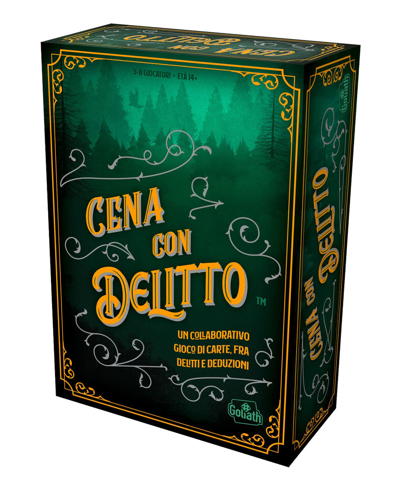 Dinner with Crime, Collaborative Card Game, Discover the killer with your friends, aged 14 and up