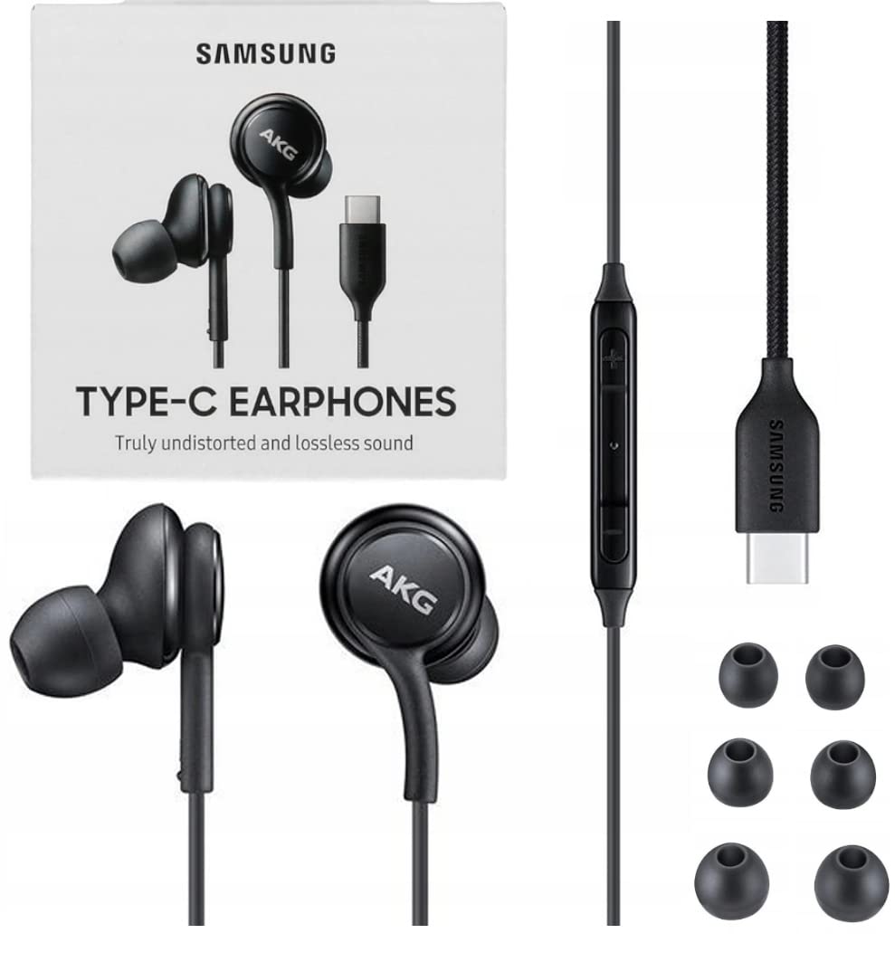 Samsung Cuffie USB Type-C EO-IC100, Sound by AKG, nere