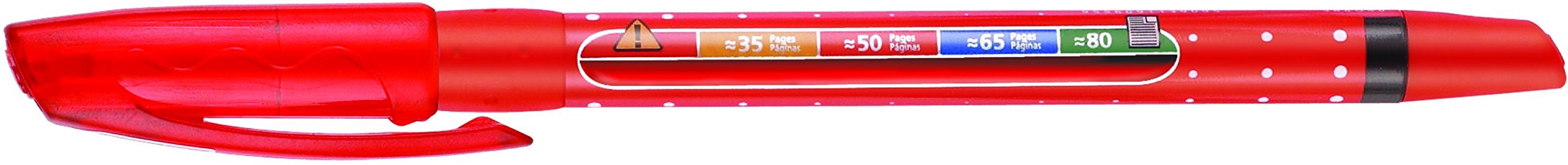 Stabilo Ballpoint Pen Exam Grade - Pack of 10 - Red