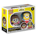 Funko POP Keychain - Minions 2: The Rise of Gru - Roller Skating Stuart & 70's Bob 2 Pack #49493