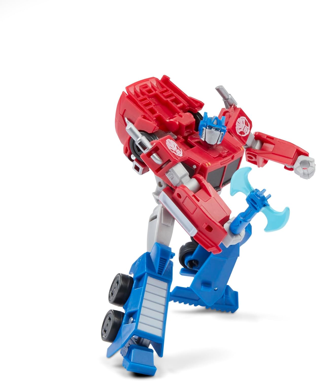 TRANSFORMERS Toys EarthSpark Deluxe Class Optimus Prime, 12.5-cm Action Figure, Robot Toys for Children Aged 6 and Up