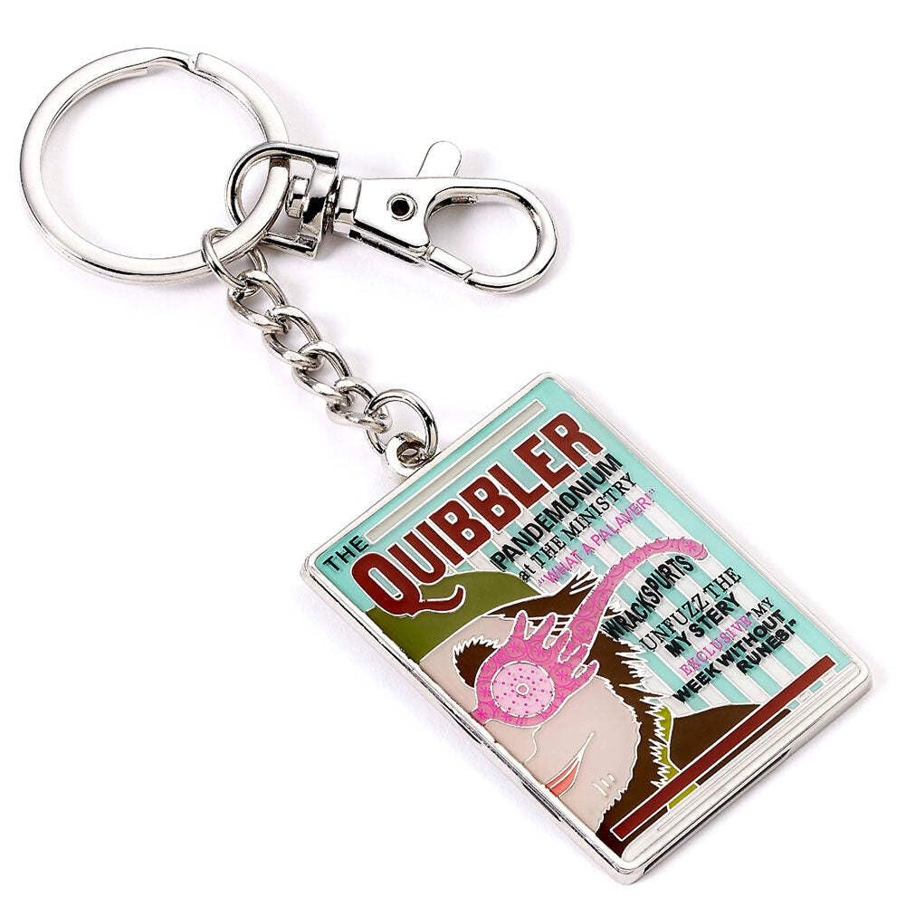 The Carat Shop Harry Potter Offizieller Quibbler-Schlüsselanhänger, mehrfarbig, Einheitsgröße, Modern, Harry Potter Official Quibbler Keyring, The Carat Shop Porte-clés officiel Harry Potter Quibbler, multicolore, Taille unique, HARRY POTTER Llavero ofici