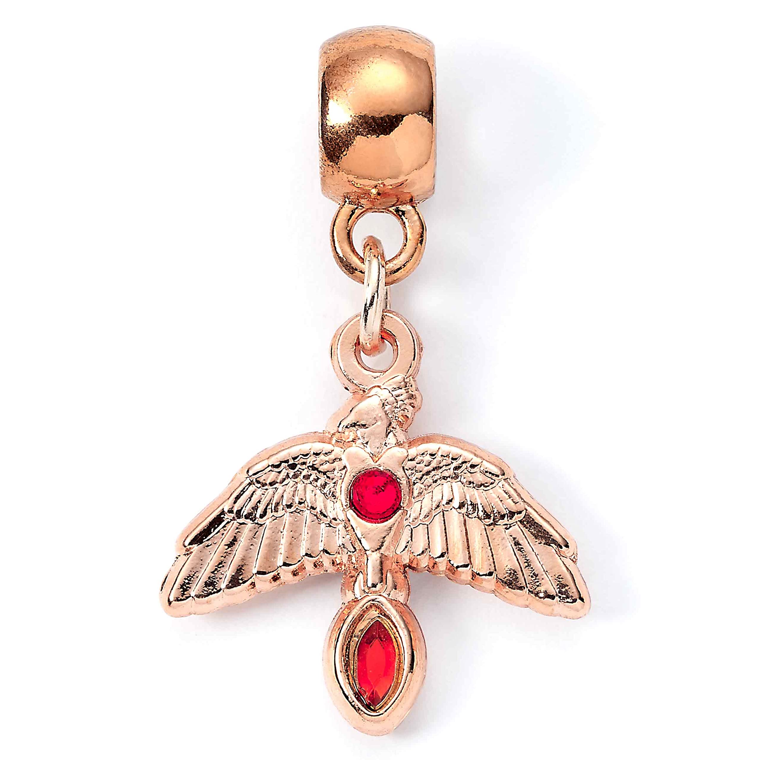 Carat Shop Official Harry Potter Fawkes Rose Gold Plated Slider Charm