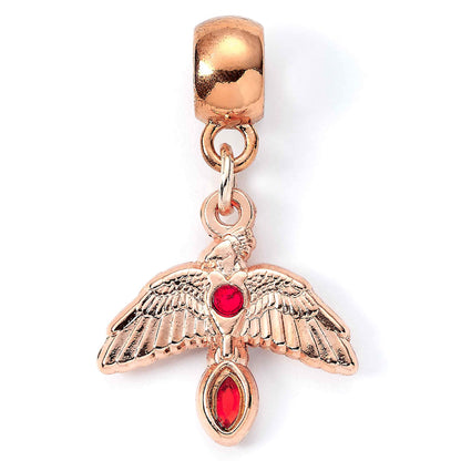 Carat Shop Official Harry Potter Fawkes Rose Gold Plated Slider Charm