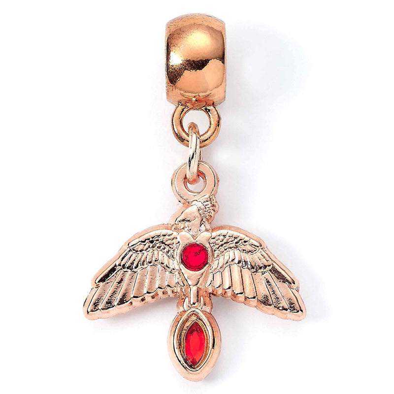 Carat Shop Official Harry Potter Fawkes Rose Gold Plated Slider Charm
