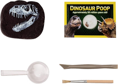 NATIONAL GEOGRAPHIC Bandai Kit di ispezione - 3 fossili di Dinosauro da estrarre - Gioco scientifico educativo - STEM - JM80568M