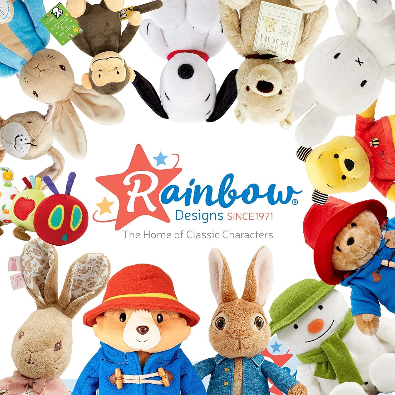 Rainbow Designs Official Winnie the Pooh - Disney Classic Hundred Acre Woods Cuddly Piglet Soft Toy Ideal For Babies Children And Toddlers
