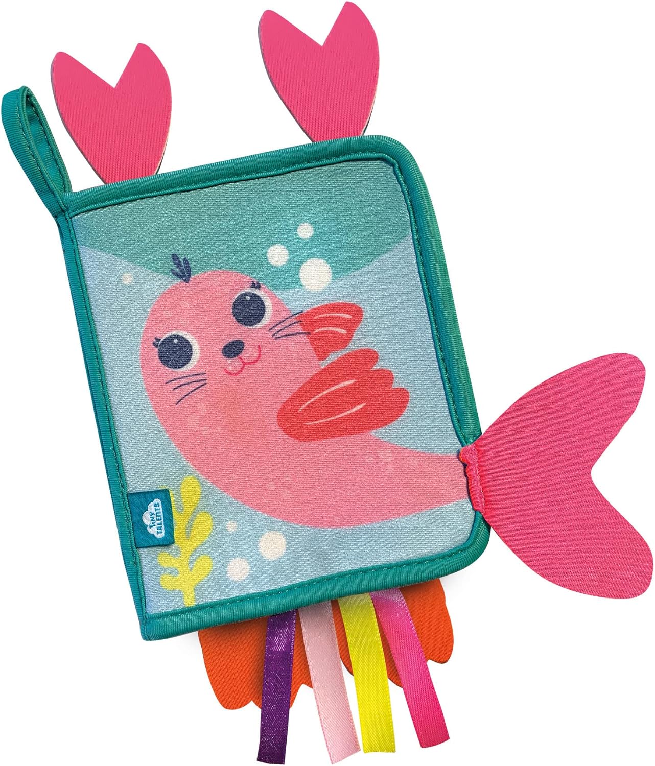 SES Creative 13057 Animals Bath Book with Tails, Multi, One Size