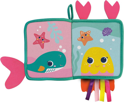 SES Creative 13057 Animals Bath Book with Tails, Multi, One Size