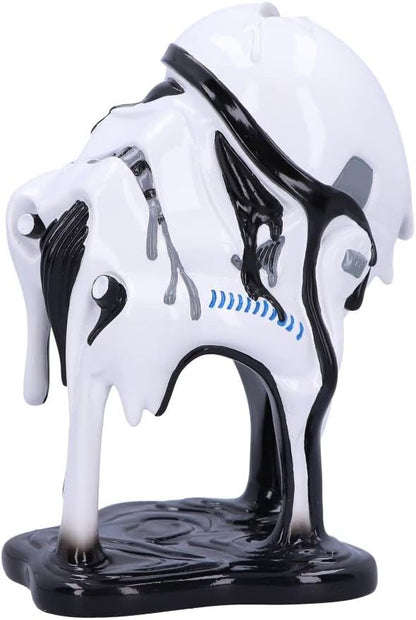 Nemesis Now Stormtrooper Too Hot To Handle 23cm, Resin, White, Officially Licensed Original Stormtroope, Melting Stormtrooper Helmet Ornament, Sci-Fi Movie Giftware, Cast in the Finest Resin