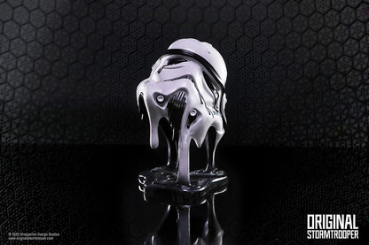 Nemesis Now Stormtrooper Too Hot To Handle 23cm, Resin, White, Officially Licensed Original Stormtroope, Melting Stormtrooper Helmet Ornament, Sci-Fi Movie Giftware, Cast in the Finest Resin