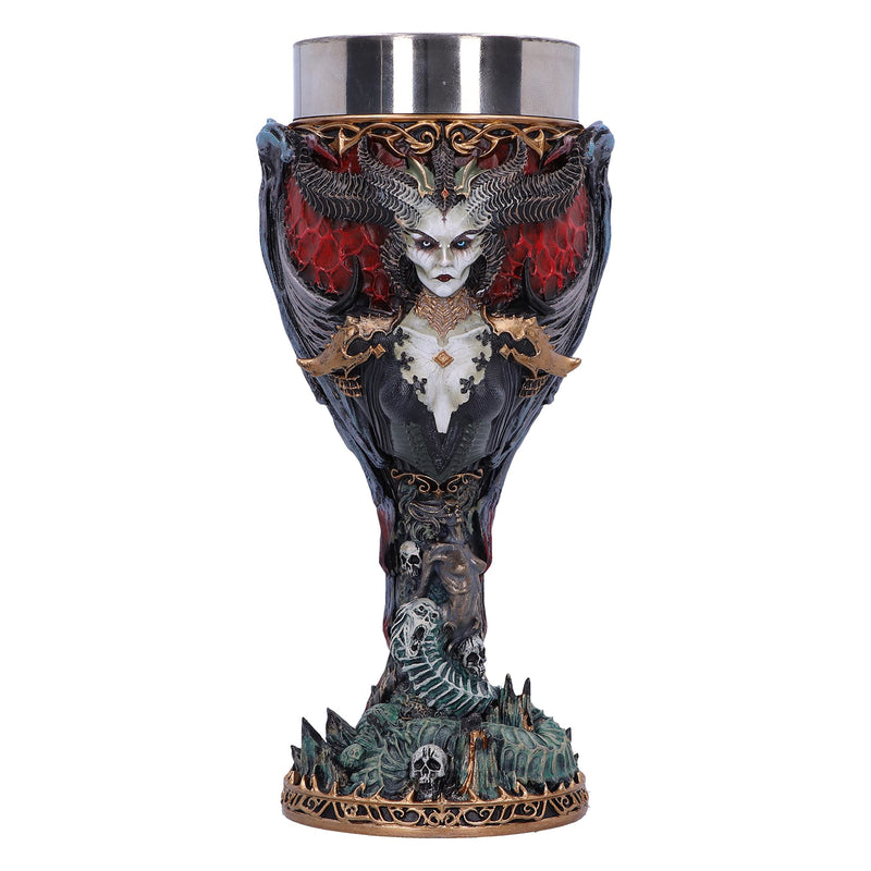 Nemesis Now B6442X3 Diablo IV Lilith Goblet 19.5cm, Black