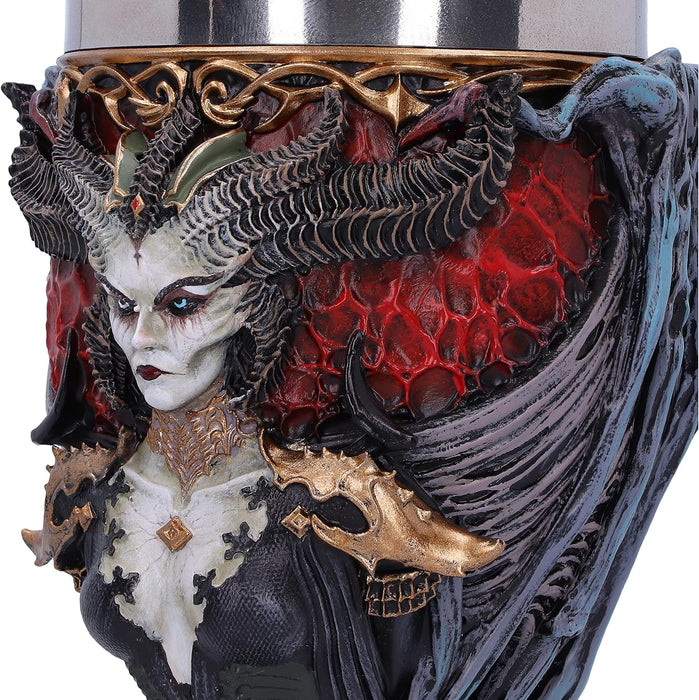 Nemesis Now B6442X3 Diablo IV Lilith Goblet 19.5cm, Black