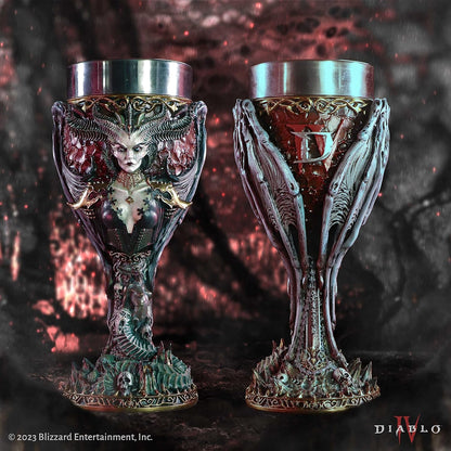 Nemesis Now B6442X3 Diablo IV Lilith Goblet 19.5cm, Black